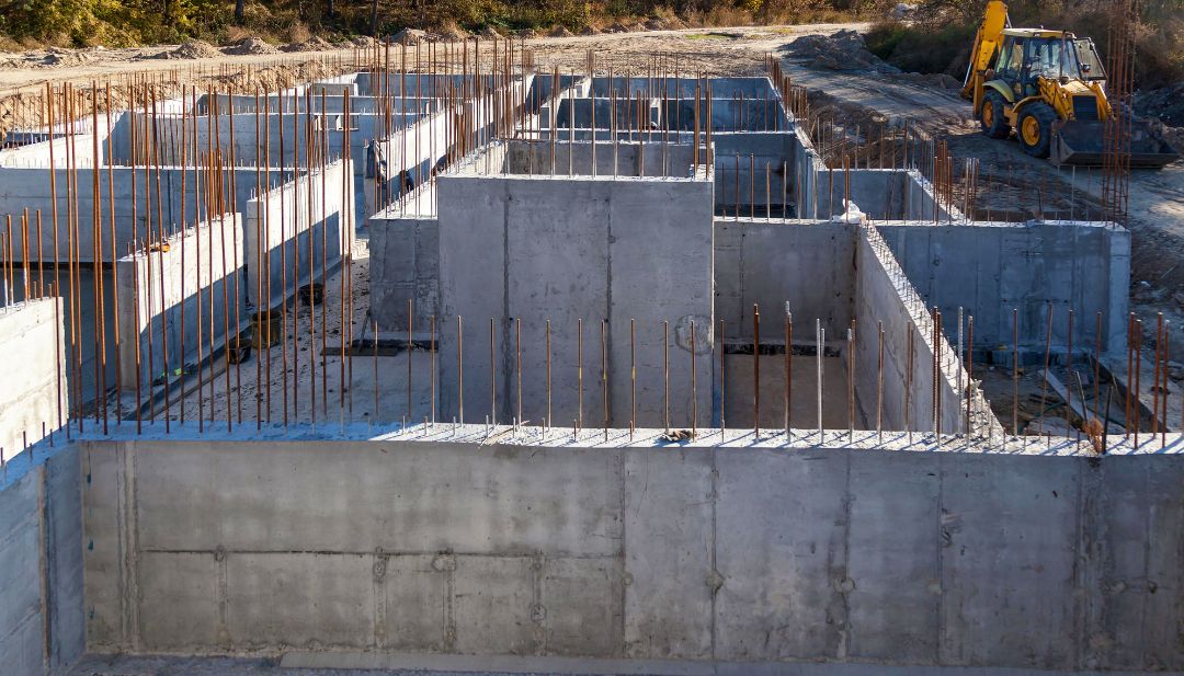 Construcción de concreto resistente y duradero