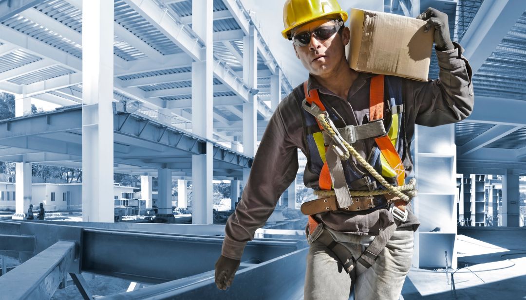 Fotografía de construcción con concreto y acero en México