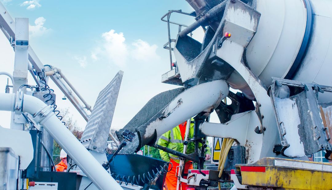 Uso de concreto en proyecto de construcción