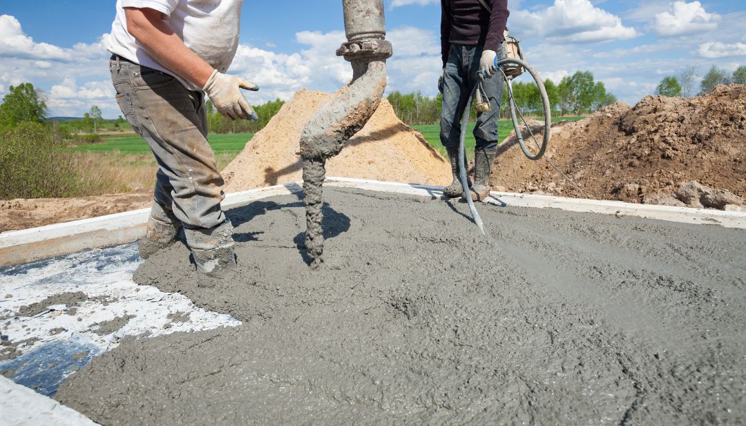 Vaciado de concreto en las primeras horas del amanecer para evitar el calor extremo