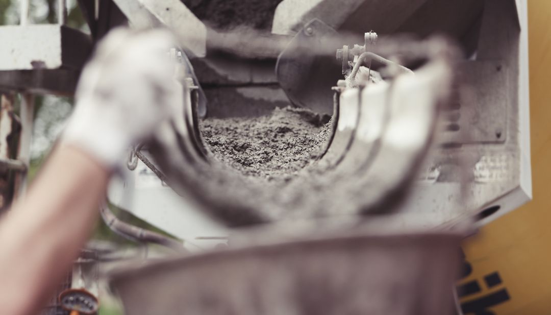 Variedad de tipos de concreto para construcción